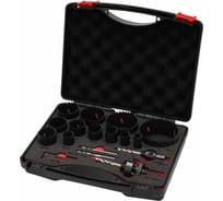 Набор коронок MASTER-TOOL Bi-metall 16-76мм HSSE-Co8 17пр 1014301010012