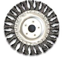 Щетка крацовка doka дисковая плоская витая металлическая проволока для УШМ 150х22мм KDM-B-150-П
