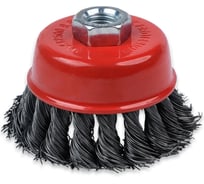 Щетка крацовка doka для УШМ чашеобразная витая 65 мм М14 KCM-B-65-П