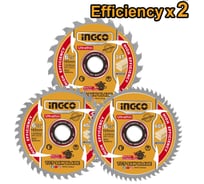 Набор пильных дисков INGCO 165 мм 3 шт INDUSTRIAL TSB16503