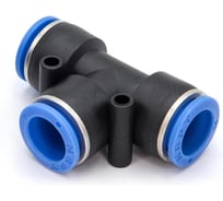 Фитинг пневматический цанговый пластиковый Т-образный HIMPT PUT 14 5 шт 00-00026768