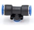 Фитинг пневматический цанговый пластиковый Т-образный переходной HIMPT PUT 12-8 5 шт 00-00026777 2