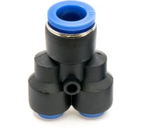 Фитинг пневматический цанговый пластиковый Y-образный переходной HIMPT PW 12-6 5 шт 00-00026789