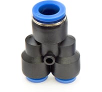 Фитинг пневматический цанговый пластиковый Y-образный переходной HIMPT PW 12-8 5 шт 00-00026790