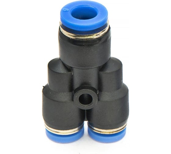 Фитинг пневматический цанговый пластиковый Y-образный переходной HIMPT PW 6-4 10 шт 00-00026792