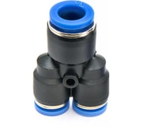 Фитинг пневматический цанговый пластиковый Y-образный переходной HIMPT PW 10-8 10 шт 00-00026788