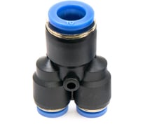 Фитинг пневматический цанговый пластиковый Y-образный переходной HIMPT PW 10-6 10 шт 00-00026787