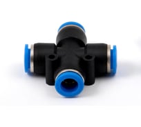 Фитинг пневматический цанговый пластиковый Х-образный HIMPT PZA 8 5 шт 00-00026794