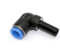 Фитинг пневматический цанговый пластиковый L-образный HIMPT PLJ 10 10 шт 00-00026808