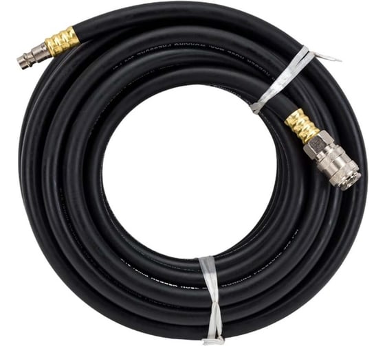 Шланг резиновый с быстроразъемными соединениями PI TOOLS 15x8 - 7.5м 1281