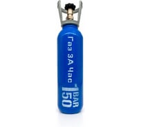 Баллон стальной бесшовный Газ За Час 5л/150 атм синий