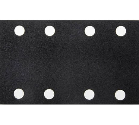 Шлифовальный универсальный лист URAGAN оптимален для твердых пород дерева 8 отв-й по линии, на липучке, P180, 80x133 мм, 10 шт 907-22111-180-10