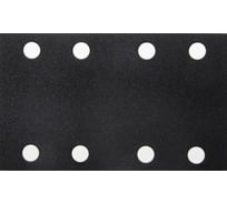 Шлифовальный универсальный лист URAGAN оптимален для твердых пород дерева 8 отв-й по линии, на липучке, P40, 80x133 мм, 50 шт 907-22111-040-50