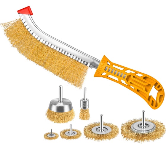 Набор кордщеток INGCO WB10071