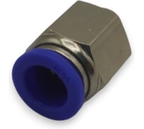 Фитинг цанговый прямой Контактная Механика G1/8, трубка 10мм KZPC10-01G