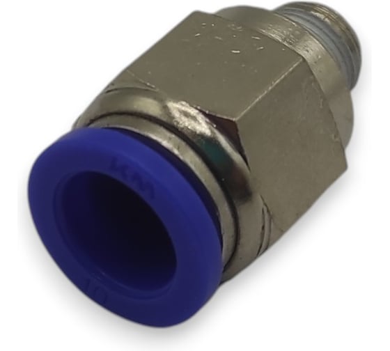 Фитинг цанговый прямой Контактная Механика 1/8, трубка 10мм KZPC10-01P