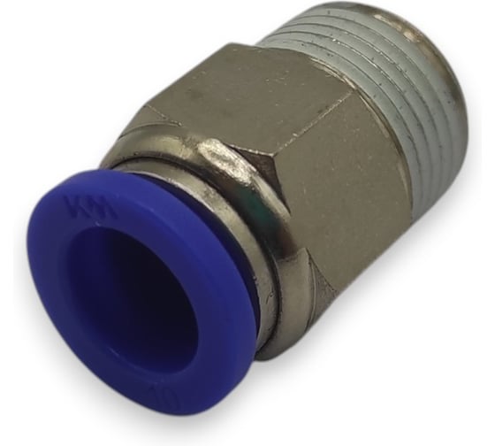 Фитинг цанговый прямой Контактная Механика 3/8, трубка 10мм KZPC10-03P