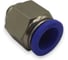 Фитинг Контактная Механика цанговый прямой G1/8, трубка 12мм KZPC12-01G 2