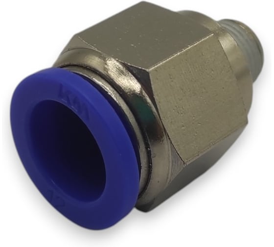Фитинг Контактная Механика цанговый прямой 1/8, трубка 12мм KZPC12-01P