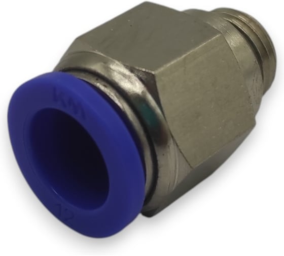 Фитинг Контактная Механика цанговый прямой G1/4, трубка 12мм KZPC12-02G