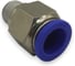 Фитинг Контактная Механика цанговый прямой 1/4, трубка 12мм KZPC12-02P 2