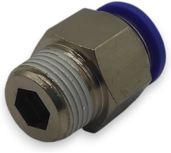 Фитинг Контактная Механика цанговый прямой 3/8, трубка 12мм KZPC12-03P
