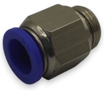 Фитинг Контактная Механика цанговый прямой G3/8, трубка 12мм KZPC12-03G