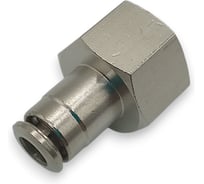 Фитинг Контактная Механика цанговый прямой 3/8, трубка 6мм KEMCF06-03