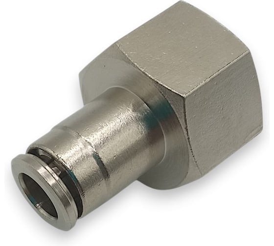Фитинг Контактная Механика цанговый прямой 1/2, трубка 8мм KEMCF08-04 1