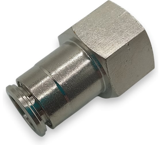 Фитинг Контактная Механика цанговый прямой 1/2, трубка 12мм KEMCF12-04 1