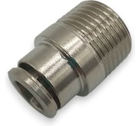 Фитинг Контактная Механика цанговый прямой 3/8, трубка 8мм KEMOC08-03P-A
