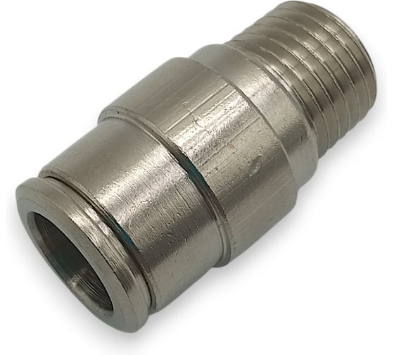 Фитинг Контактная Механика цанговый прямой 1/4, трубка 10мм KEMOC10-02P-A 1