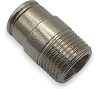 Фитинг Контактная Механика цанговый прямой 3/8, трубка 10мм KEMOC10-03P-A