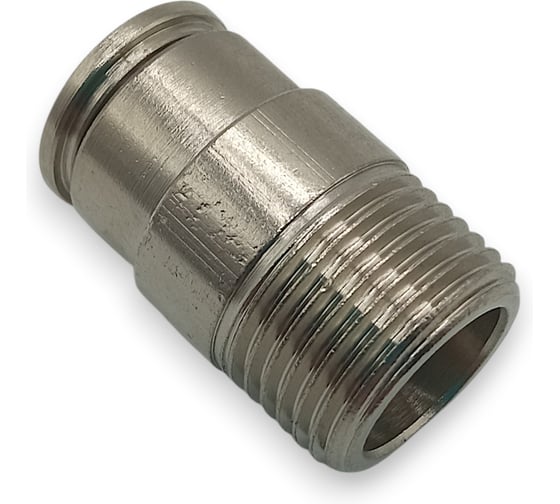 Фитинг Контактная Механика цанговый прямой 3/8, трубка 10мм KEMOC10-03P-A