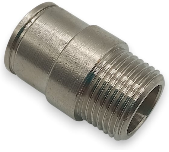 Фитинг Контактная Механика цанговый прямой 3/8, трубка 12мм KEMOC12-03P-A