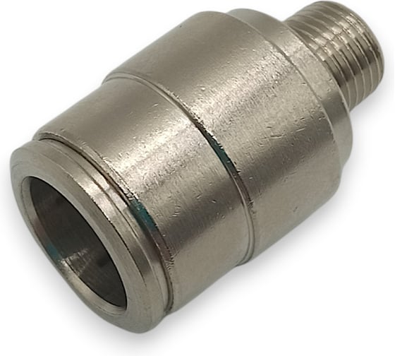 Фитинг Контактная Механика цанговый прямой 1/8, трубка 12мм KEMOC12-01P-A 1