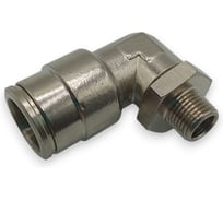 Фитинг Контактная Механика цанговый угловой 1/8, трубка 12мм KEML12-01P-A