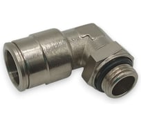 Фитинг Контактная Механика цанговый угловой G1/4, трубка 12мм KEML12-02G-A