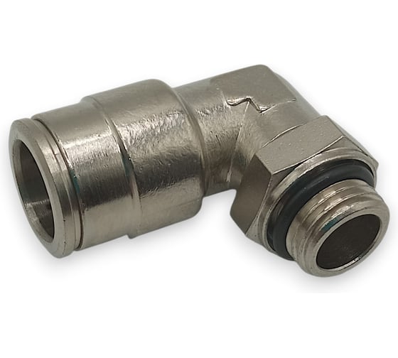 Фитинг Контактная Механика цанговый угловой G1/4, трубка 12мм KEML12-02G-A