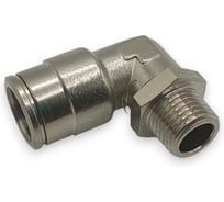 Фитинг Контактная Механика цанговый угловой 1/4, трубка 12мм KEML12-02P-A