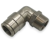 Фитинг Контактная Механика цанговый угловой 3/8, трубка 12мм KEML12-03P-A