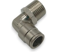 Фитинг Контактная Механика цанговый угловой 1/2, трубка 12мм KEML12-04P-A
