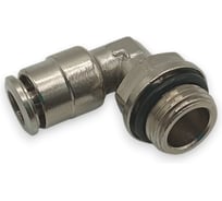 Фитинг Контактная Механика цанговый угловой G1/4, трубка 6мм KEML06-02G-A