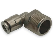 Фитинг Контактная Механика цанговый угловой 3/8, трубка 6мм KEML06-03P-A