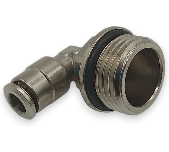 Фитинг Контактная Механика цанговый угловой G1/2, трубка 6мм KEML06-04G-A 1