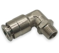 Фитинг Контактная Механика цанговый угловой 1/8, трубка 8мм KEML08-01P-A