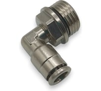 Фитинг Контактная Механика цанговый угловой G1/2, трубка 8мм KEML08-04G-A