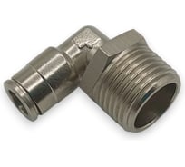 Фитинг Контактная Механика цанговый угловой 1/2, трубка 8мм KEML08-04P-A