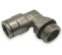 Фитинг Контактная Механика цанговый угловой G3/8, трубка 10мм KEML10-03G-A