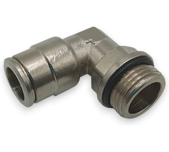 Фитинг Контактная Механика цанговый угловой G3/8, трубка 10мм KEML10-03G-A